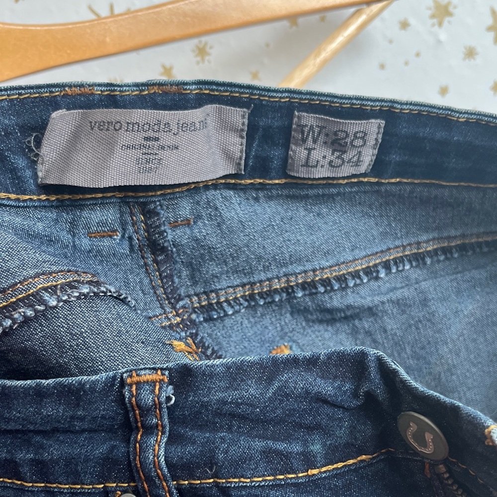Vero Moda Dark Blue Skinny Jeans